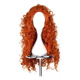 Peluca De Halloween De La Princesa Merida Para Cosplay