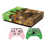 Skin Xbox One S Creeper Para Consola 2 Mandos