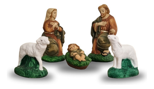 Presépio Natal Família Natalina Nascimento De Jesus 