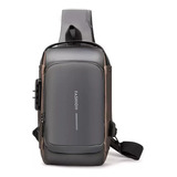 Bolso Maleta Deportiva Antirrobo Hombre Puerto Usb Tipo C