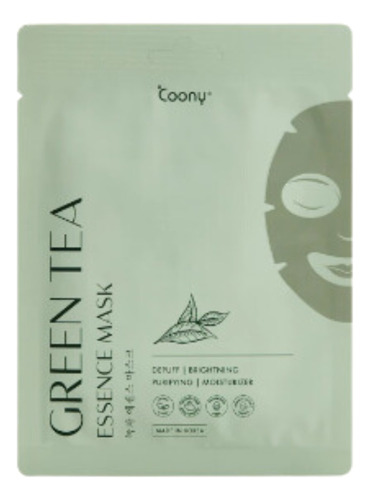 Coony Green Tea Mascarilla Facial - Te Verde Vegano