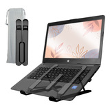 Base Para Laptop Soporte Enfriador Plegable 8 Posiciones Color Negro