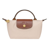 Longchamp Le Pliage Original Bolso Mini Con Asa, Beige