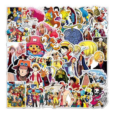One Piece 50 Stickers Calcomanías Anime Contra Agua | MercadoLibre