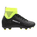 Botines Zapatilla De Futbol Tapones Media Alta Soft 382 Full