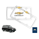 Par Porta Placas Chevrolet Tracker 1.6 2005 Original