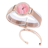 Set De Relojes Para Mujer, Joyas De Aleación De Diamantes De