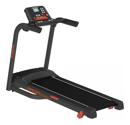 Esteira Elétrica Athletic Racer 110v/220v Cor  Preto E Cinza