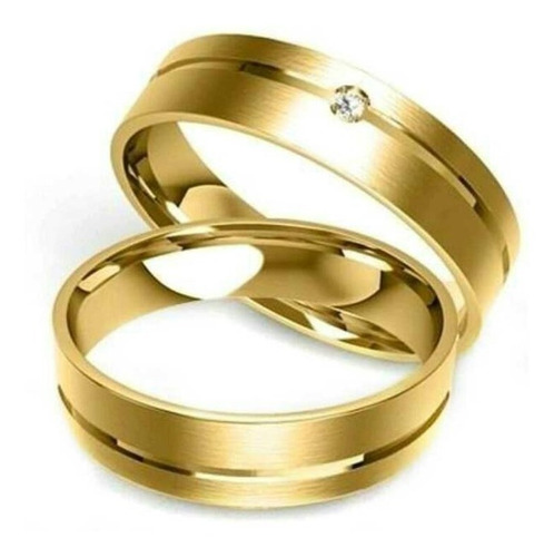 Alianças De Ouro 18k 6mm 8 Gramas - Casamento - Noivado