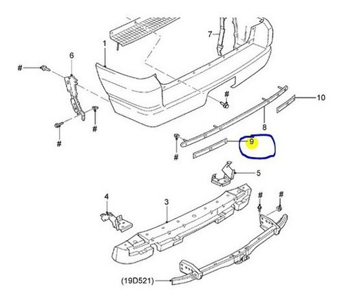 Mica Reflectiva Trasera Izq Der Ford Explorer 2002/2005  Foto 2