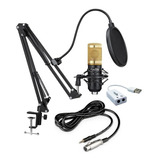 Kit Completo Microfone Bm 800 Plus Original + Nota Fiscal  