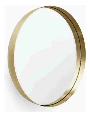 Espejo Circular 80cm Marco 5cm De Ancho Herrería Tendencia