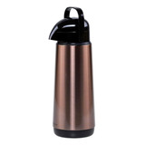 Garrafa Térmica Pressão 1,8 Litros Lumina Inox  Café, Chá - Termolar Cor Cobre