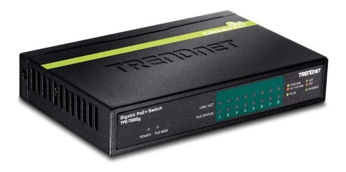 Trendnet Switch Gigabit Poe+ De 8 Puertos Greennet  Soporta 