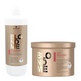 Kit Schwarzkopf Blondme All Blondes Rich Shampoo + Mascara