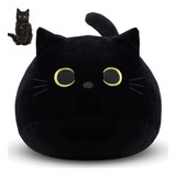 Almohada De Peluche De Gato Negro, Almohada De Sofá Con Dise