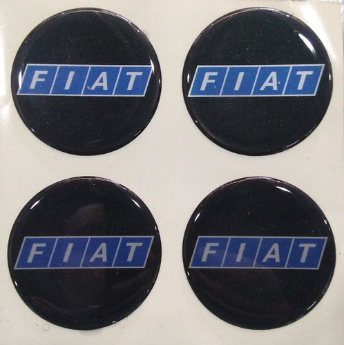 Sticker Logo Centro De Llanta- Insignia Fiat 49mm