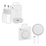 Kit Carregador + Magsafe Usb-c 20w Compativel Apple iPhone