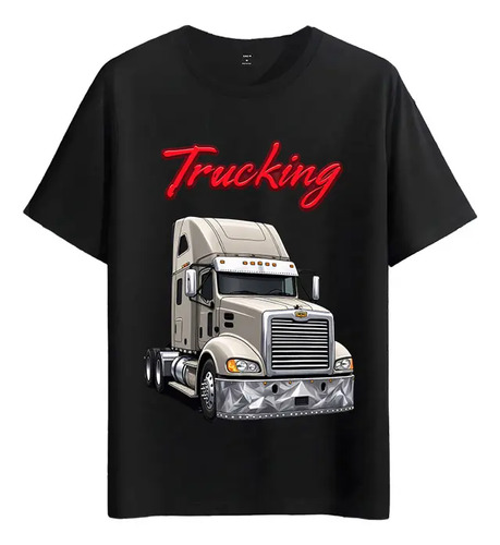 Tshirt Muscle Freaks Camioneta Estilo Trailer Camion