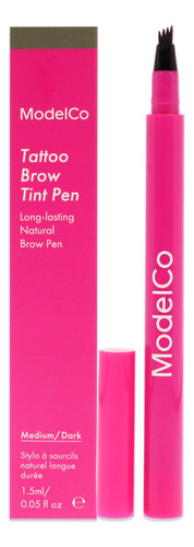 Caneta Tattoo Brow Tint - Medium Dark Modelco De 0,05 Onças