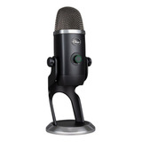 Microfone Condensador Blue Yeti X Usb Cor Preto