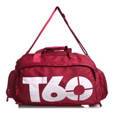 Bolsa Transversal Com Compartimentos Para Viagem Academia Cor Vermelho Cor Da Correia De Ombro Vermelho Desenho Do Tecido Liso