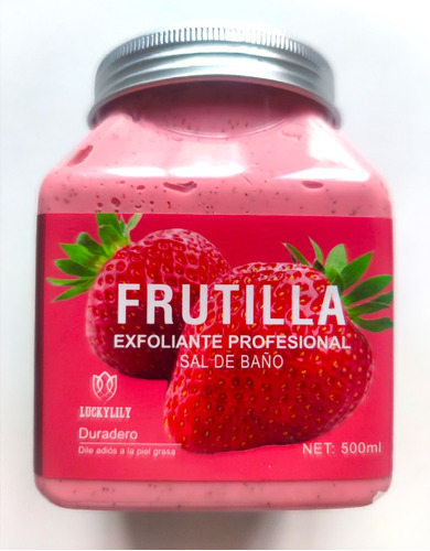 Exfoliante Corporal Lukylily Botella 500ml Frutilla