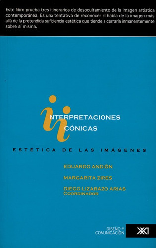 Libro Interpretaciones Iconicas Estetica De Las Imagenes