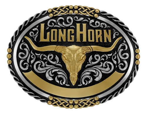 Fivela Country Masculina Longhorn Cowboy Tam Ug 14265fj Nd