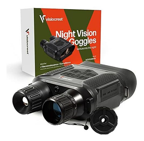 Binoculares De Vision Nocturna Con Sistema Infrarrojo Negro