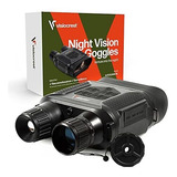 Binoculares De Vision Nocturna Con Sistema Infrarrojo Negro