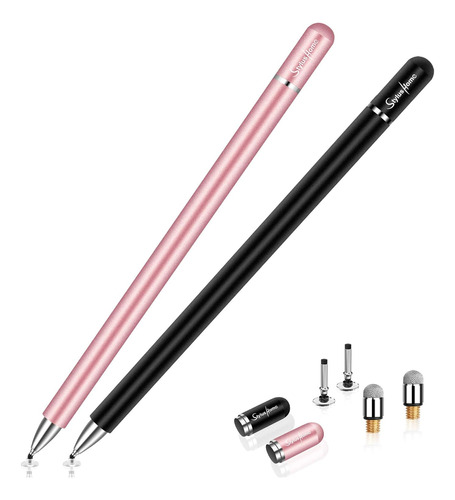 Lapiz Optico Para iPad 2pz Universal Rosa/negro