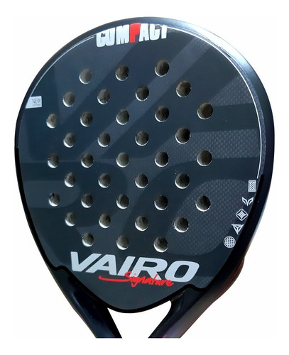 Paleta Padel Vairo Compact Signature Carbon 3k | Favio Sport