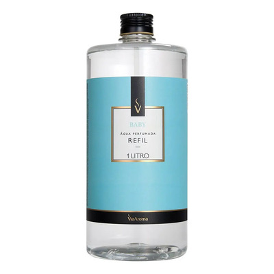 Agua Perfumada Baby Roupas Tecidos E Lençol Via Aroma Refil 1L | MercadoLivre