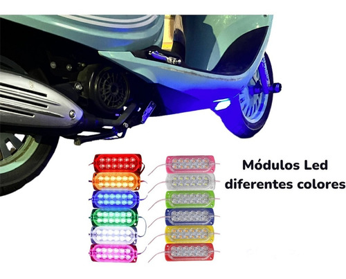 5 Módulos Led De Color Ideales Para Ambientar Motos Autos
