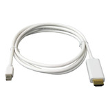 Cable Thunderbolt Mini Displayport A Hdmi 1.8m Display Port Color Blanco