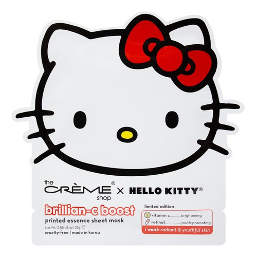Mascarilla Facial Brillian-c Boost - Hello Kitty