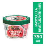 Mascarilla Garnier De Sandía Fructis Hair Food De 350ml 