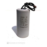 Capacitor 25mfd Condensador 25uf 250v Redondo C/cable Pd