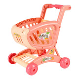 Carrito De Supermercado, Carrito De Compras Para Niños Rojo