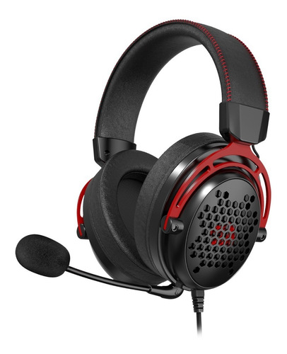 Headset Gamer Redragon Diomedes Preto 7.1 Surround H388 Usb