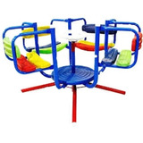 Calesita De Caño Juego Patio Niños Jardin Premium 