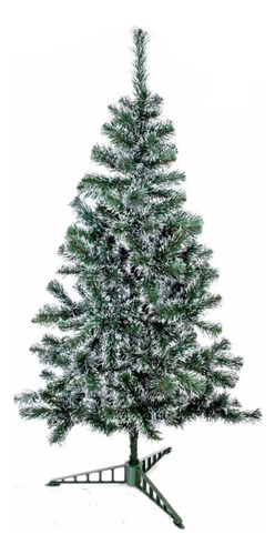 Árvore Natal Pequena Decorativa Verde Nevada 60cm 50 Galhos 