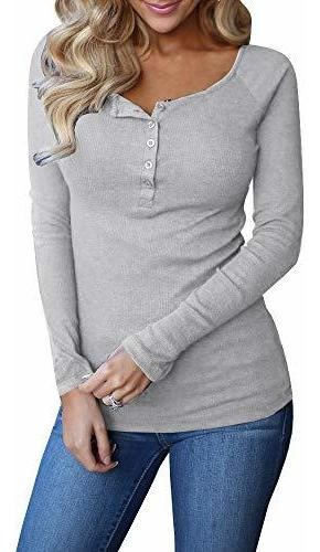 Camisa Henley De Mujer Remikstyt