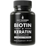 Biotina + Keratina  10000mcg + Clinically Proven  Vegan