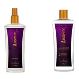 Kit Absinto Body Splash 300 Ml+ Body Lotion 300 Ml Agua De Cheiro Mulher