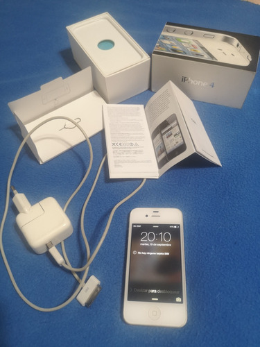 iPhone 4 Blanco, 8 Gb, Libre De Icloud, No Funciona Boton