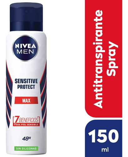 Antitranspirante Nivea Men Sensitive Protect Max X 150 Ml