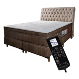 Cama Box Magnético Queen D45 Massageador Bio Cromo Allmag