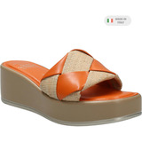 Sandalia Mujer Martina Naranja Hush Puppies